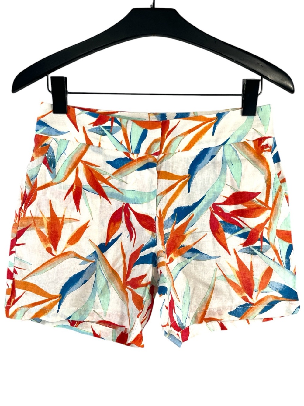 Tommy Bahama 100% Linen Palms of Paradise 5” Shorts Size 00 - Picture 2 of 6